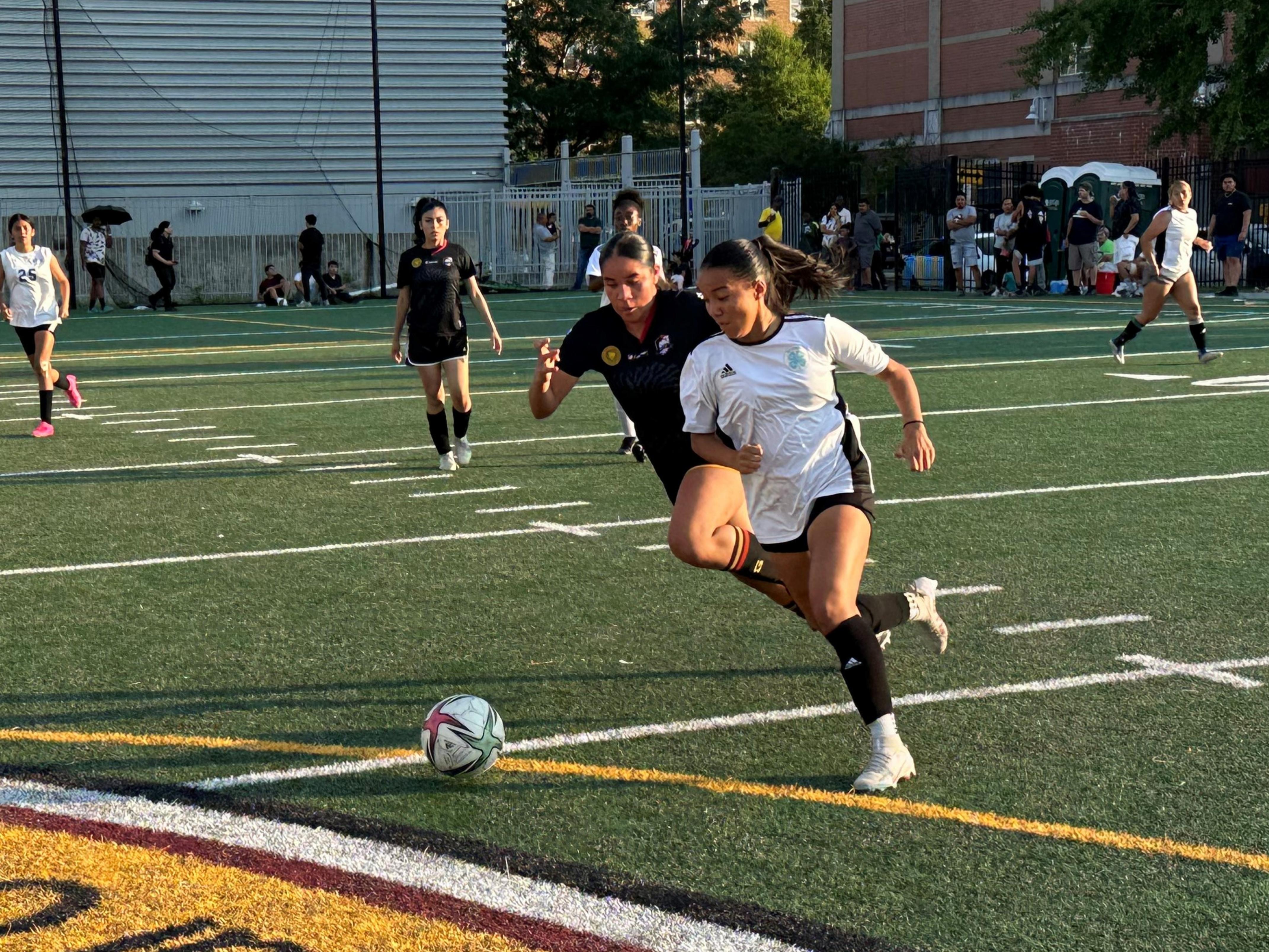 Participants in 4-H Soccer Program