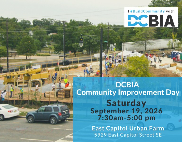 Save the Date for UDC and DCBIA 2026 Project at East Capitol Urban Farm.