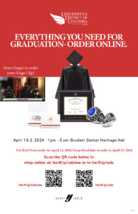 graduation regalia flyer