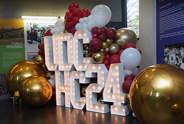 UDC 2024 lit up with balloons around