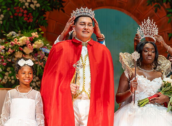 Mr. and Miss UDC being crowned at the 2025 Coronation ceremony