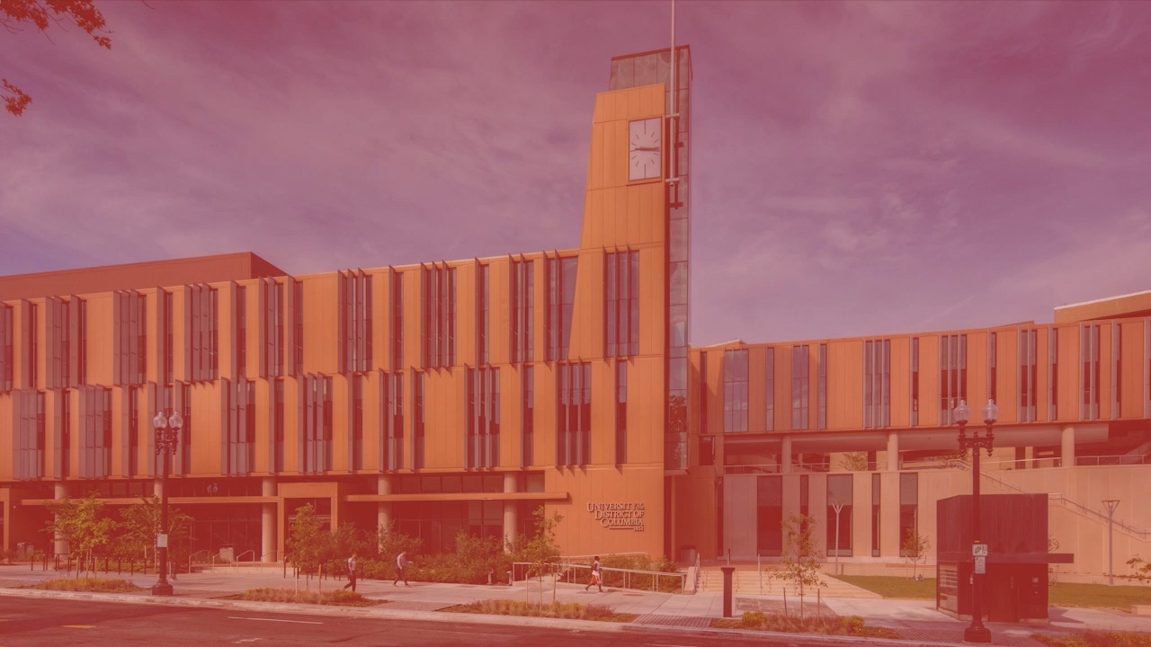 UDC clock tower Van Ness campus