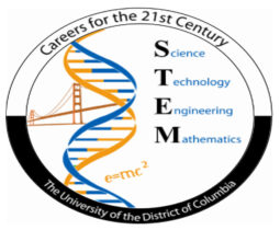 STEM logo with definition, Science, Technology, Engineering, and Mathematics