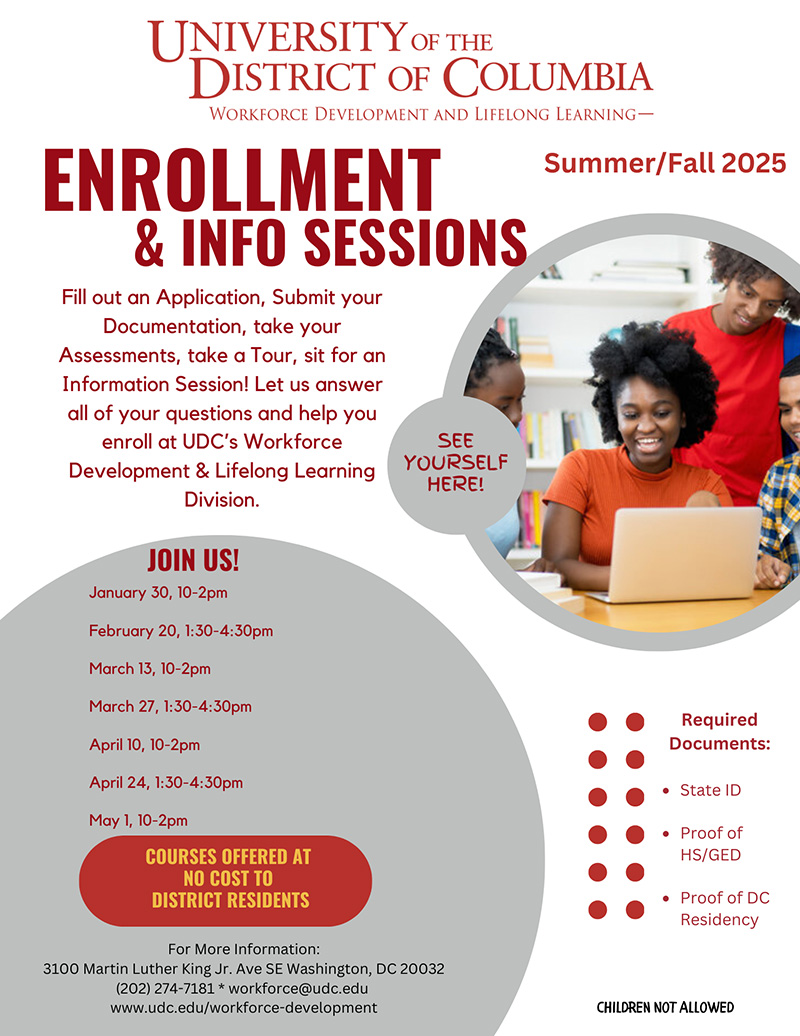 UDC Enrollment & Info Sessions